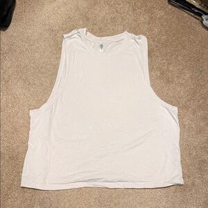 Fabletics Women's light pink beige Muscle Tee size XL